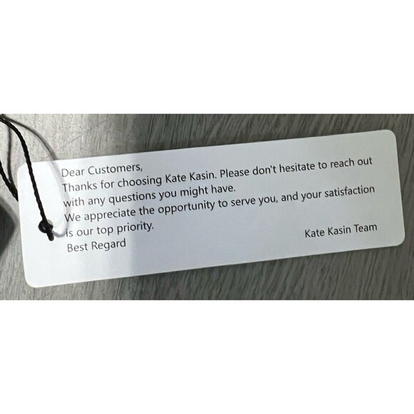 NWT, Kate Kasin Tankini Swimsuit Swim Dress Top in Black. Size S. - Picture 6 of 12